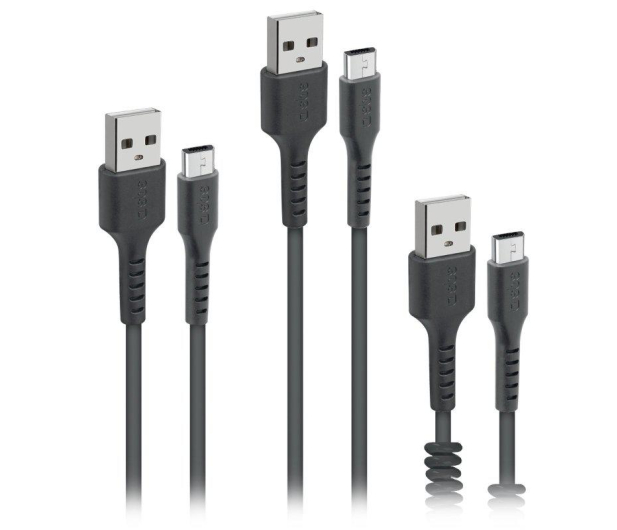 SBS Zestaw 3 kabli USB-microUSB SBS czarny # - 1465298 - zdjęcie 2